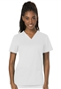 #WW620 Cherokee Revolution V-Neck Top  White