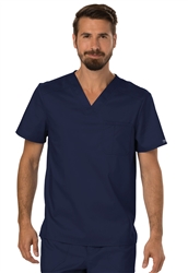 Men's Cherokee Revolution Tuckable V-Neck Top #WW690 Navy