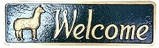 Welcome  Sign - Alpaca