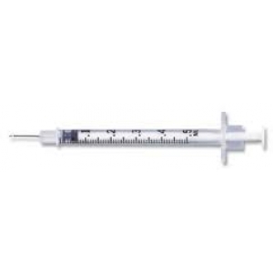 Syringe 1cc with 26 x 3/8" Needle- 10 Pack or Box of 100