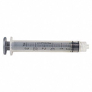 3cc Luer Lock Syringe Only - 10 Pack or Box of 100