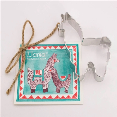 Llama Cookie Cutter w/Recipe Card