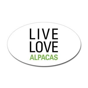 Live Love Alpaca Sticker