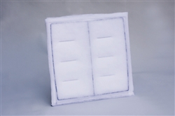 All White Dry Poly Panel Filter (20x20) (20/box)