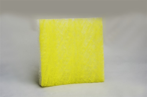 22 Gram Yellow & White Fiberglass Pads (20x25) (50/box)