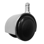 Chrome Hooded Casters with Safely lock - Set of 5