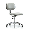 Perch Lab Chair Chrome with Basic Backrest