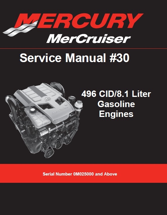 Service Manual #30:  8.1L (496 cid)