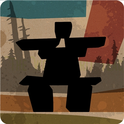 Inukshuk B Coaster