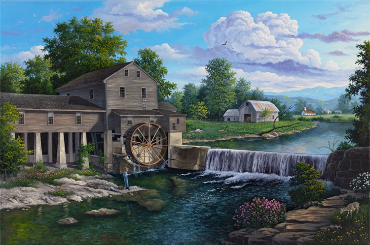 Old Mill Summer by Kyle Wood
