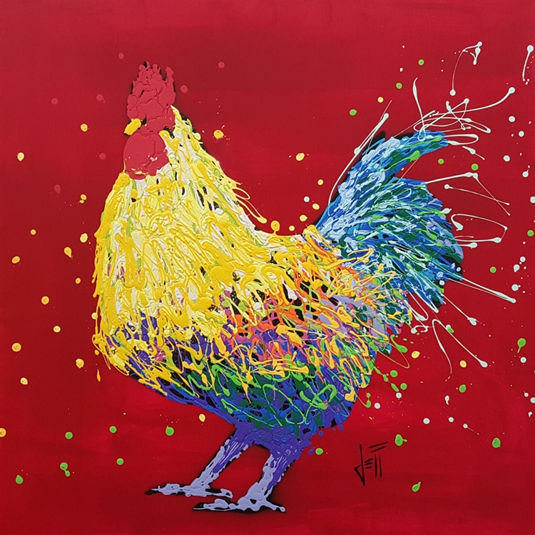 Archie the Rooster by Jeff Boutin