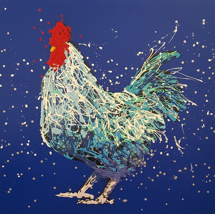 Cobalt the Rooster by Jeff Boutin