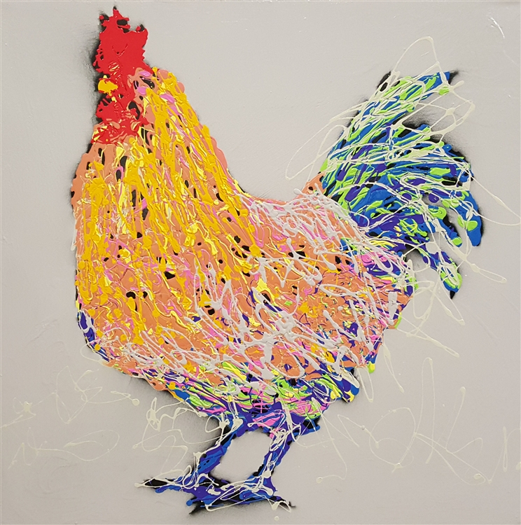 Finley the Rooster by Jeff Boutin