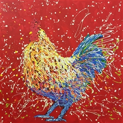 Maximo the Rooster by Jeff Boutin