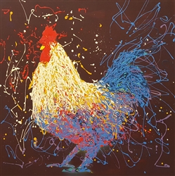 Oscar the Rooster by Jeff Boutin