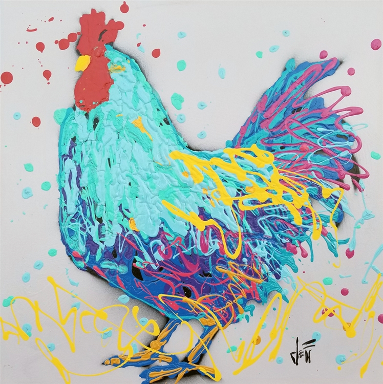Quinton the Rooster by Jeff Boutin
