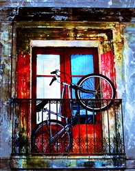 Bike in the Balcony by Hal Halli