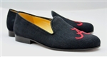 Men's ALABAMA Black Linen Shoe