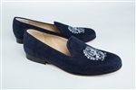 Men's GEORGETOWN University Crest Blue Linen Shoe