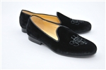 Men's JPC Monogram Black Velvet Shoe