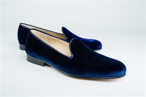 Men's JPC Plain Blue Velvet Shoe