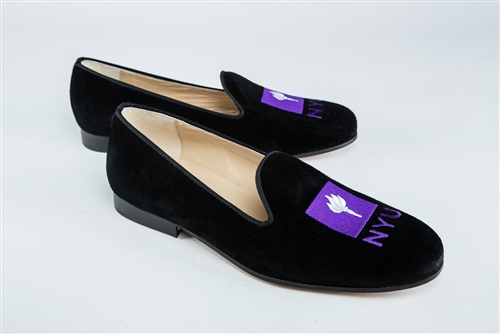 Men's New York University Black Suede Shoe