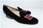 Men's Rutgers University Black Suede Shoe