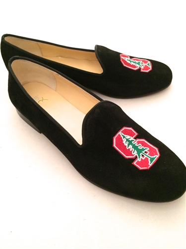 Men's Stanford University Black Suede Shoe