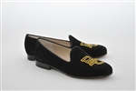 Women's Baylor University Black Suede Loafer