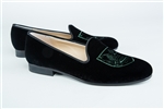 Women's Dartmouth Black Velvet Crest Shoe
