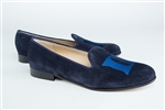 Women's Duke University Blue Suede Loafer