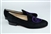 Women's New York University Black Suede Loafer "Crest"