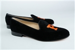 Women's Princeton University Black Suede Loafer