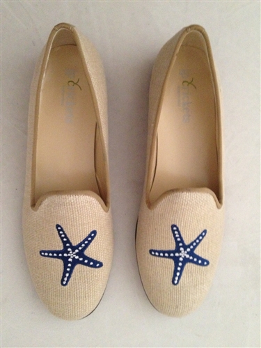 Women's Starfish Natural Linen Loafer