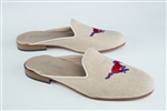 Women's SMU Natural Linen Mule