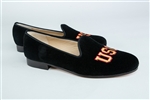 Women's University of Southern California (USC) Black Suede Loafer