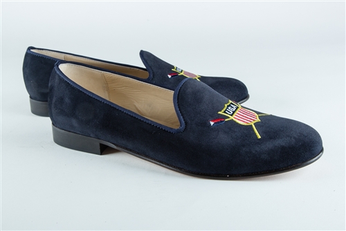 Women's US Rowing BLUE Suede Loafer