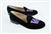 Women's Williams College Black Suede Loafer