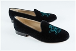 Women's of WILLIAM AND MARY Black Suede Loafer