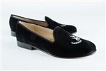 Women's WOFFORD COLLEGE Black Suede Loafer