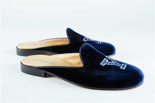 Women's YALE Blue Suede Mule