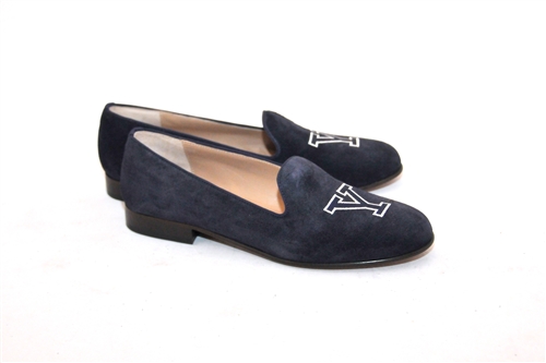 Women's YALE UNIVERSITY Blue Suede Loafer