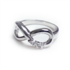Ladies Sterling Silver Infinity Ring