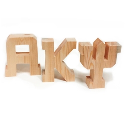 Wood Letters (Unpainted)
