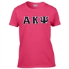 Hot Pink Block-Letter T-Shirt