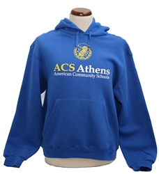 S09_Hooded Sweatshirt with Large ACS Athens Logo with Owl