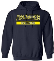 SA17_Hooded Sweatshirt With "ACS Athens Swimming" Logo