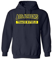 SA19_Hooded Sweatshirt With "ACS Athens Track & Field" Logo