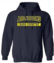 SA21_Hooded Sweatshirt With "ACS Athens Cross Country" Logo