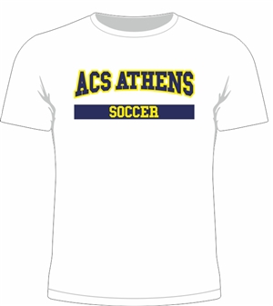 ST16_Short Sleeve T-Shirt With "ACS Athens Soccer" Logo